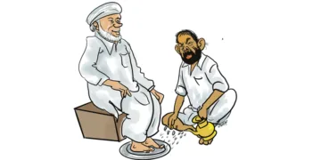 ശിവന്‍കുട്ടിയുടെ പാദപൂജ