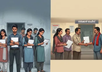 പഠിച്ചവര്‍ പടിക്കു പുറത്താകുന്ന കേരളം …!