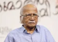 പി.നാരായണക്കുറുപ്പിന് ആദരാഞ്ജലി അർപ്പിച്ച് ആര്‍.എസ്.എസ്.