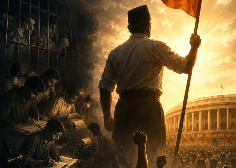 ജനാധിപത്യം പുനഃസ്ഥാപിച്ച ആര്‍എസ്എസ് ദൗത്യം (കാവിയും ചുവപ്പും- നൂറ്റാണ്ടിന്‍റെ കഥ 37)