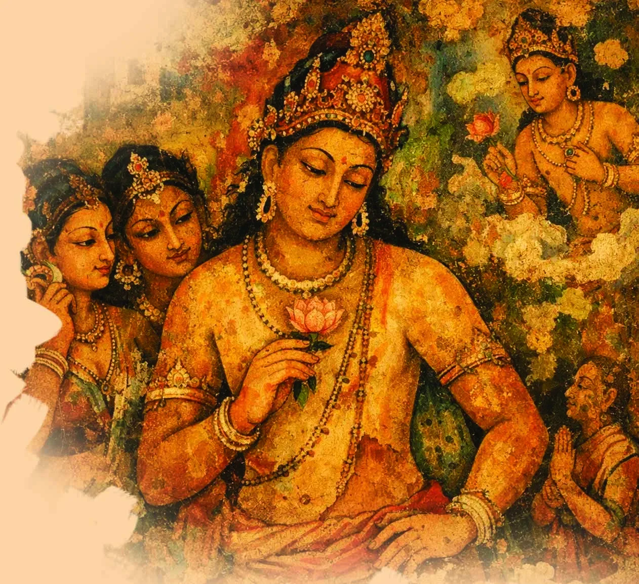temple painting mural